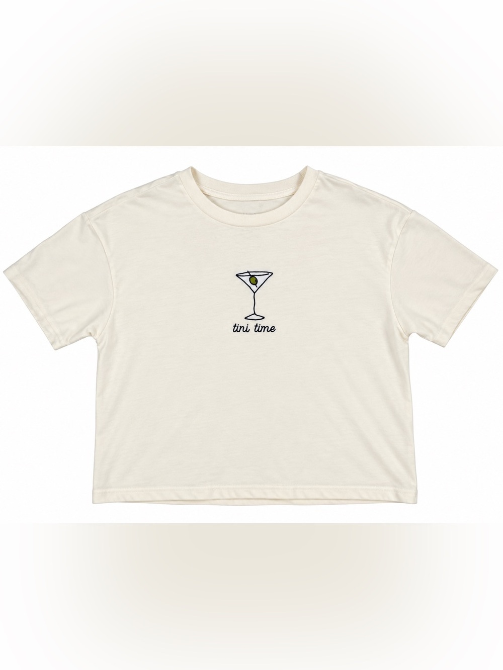 Tini Time Graphic Tee - Cream